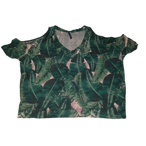 Casey Key Cold Shoulder Tee Size Medium - Picture 1 of 8